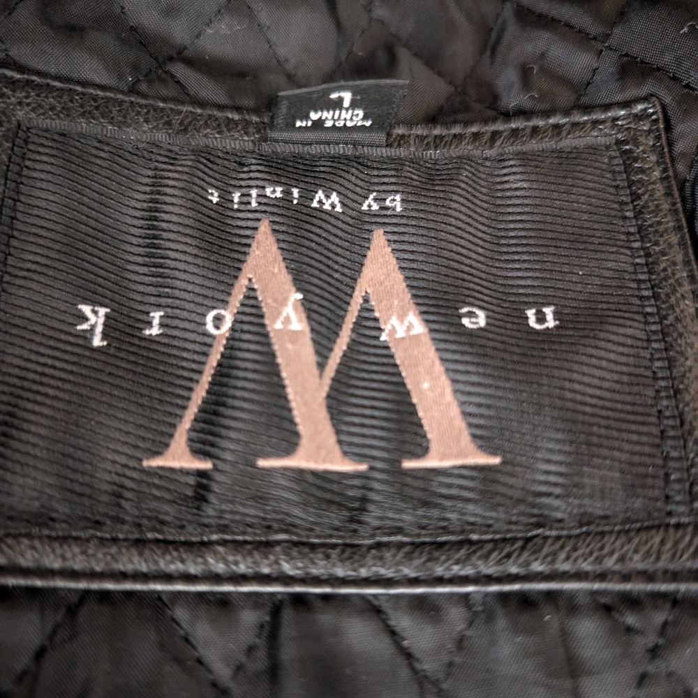 Black leather jacket - Picture 4 of 5
